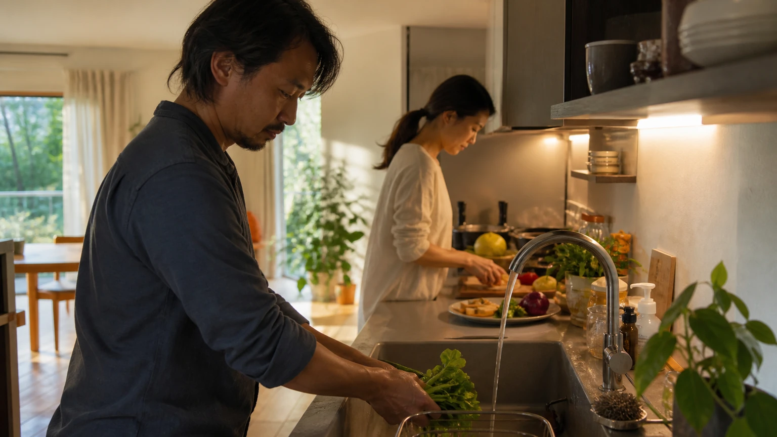 Scène en situation — Rénover une cuisine autour des usages et de la circulation