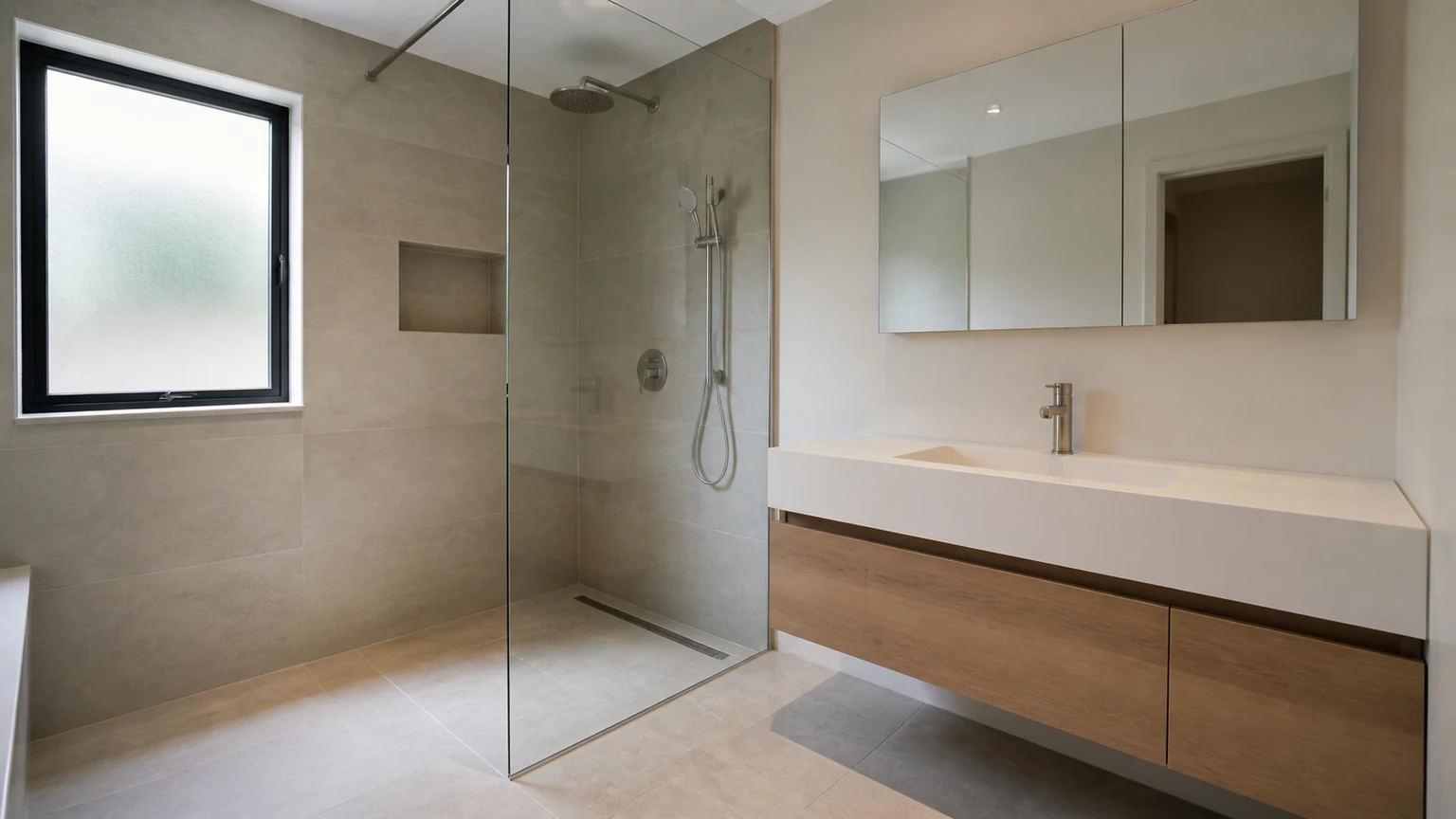 Vue principale — Rénover une salle de bain étanche, pratique et facile à entretenir