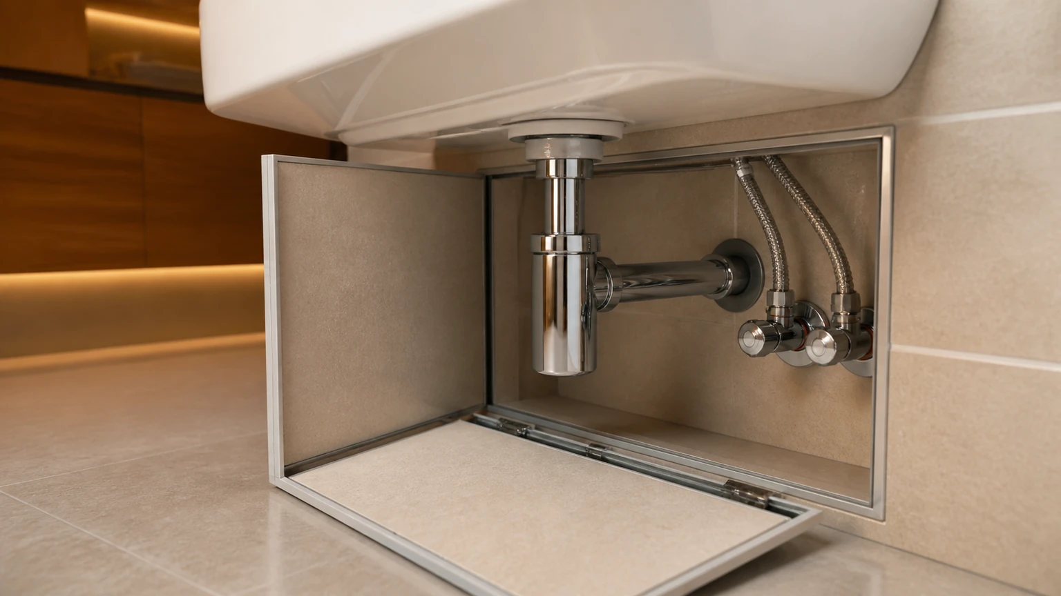Détail pratique — Rénover une salle de bain étanche, pratique et facile à entretenir
